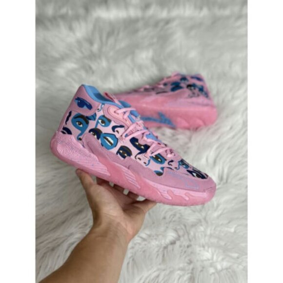 Puma Other - Puma KidSuper Studios x MB.03 Mens Basketball Shoes Pink 379328-01 NEW Multi Sz